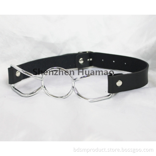 Leather Open Mouth Spider Gag